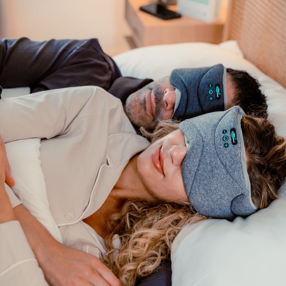 SnoozeBand™ Deluxe - Sleep Mask Headphones